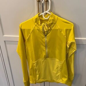 Athleta Yellow Activewear Quarter Zip